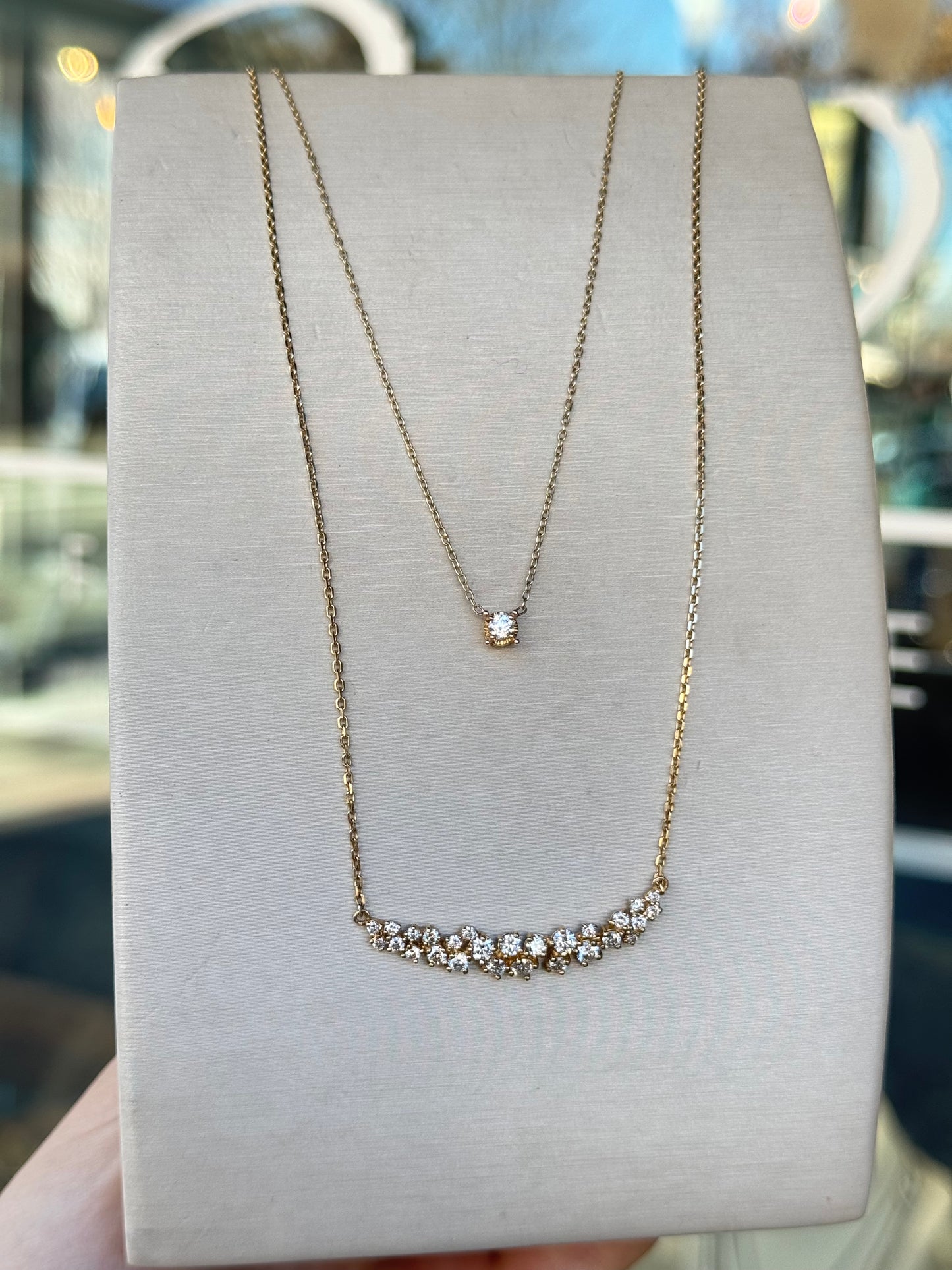 Solitaire Diamond Necklace
