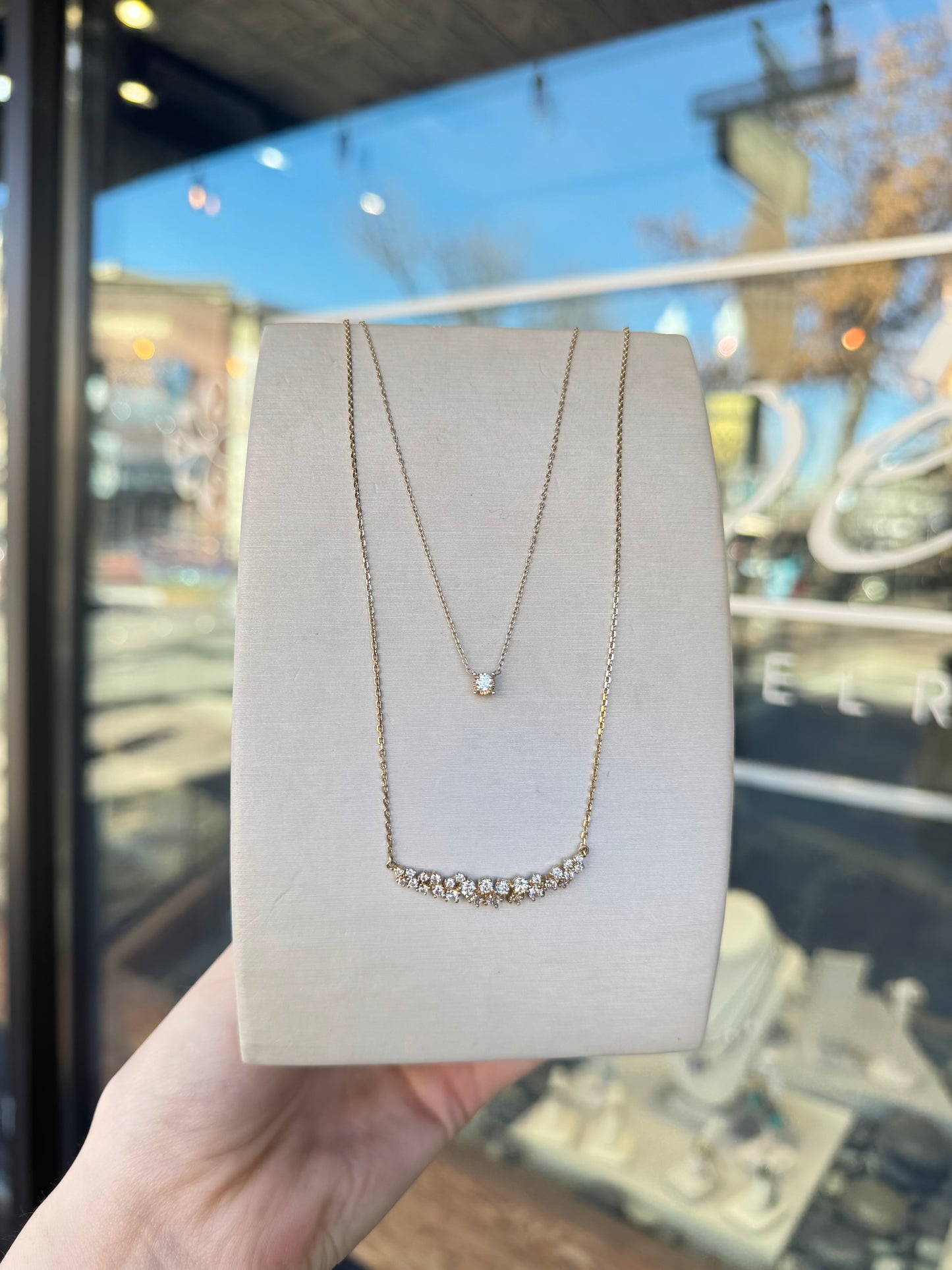 Solitaire Diamond Necklace