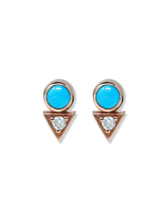 Opal Deco Studs