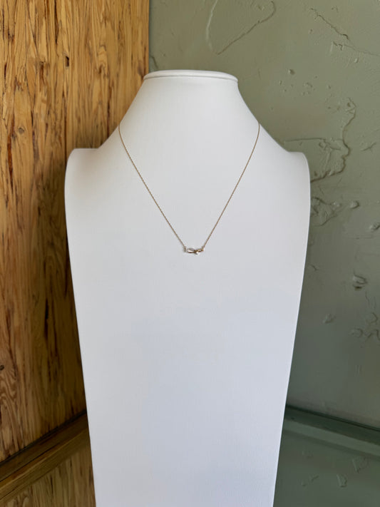 Leaf Diamond Necklace