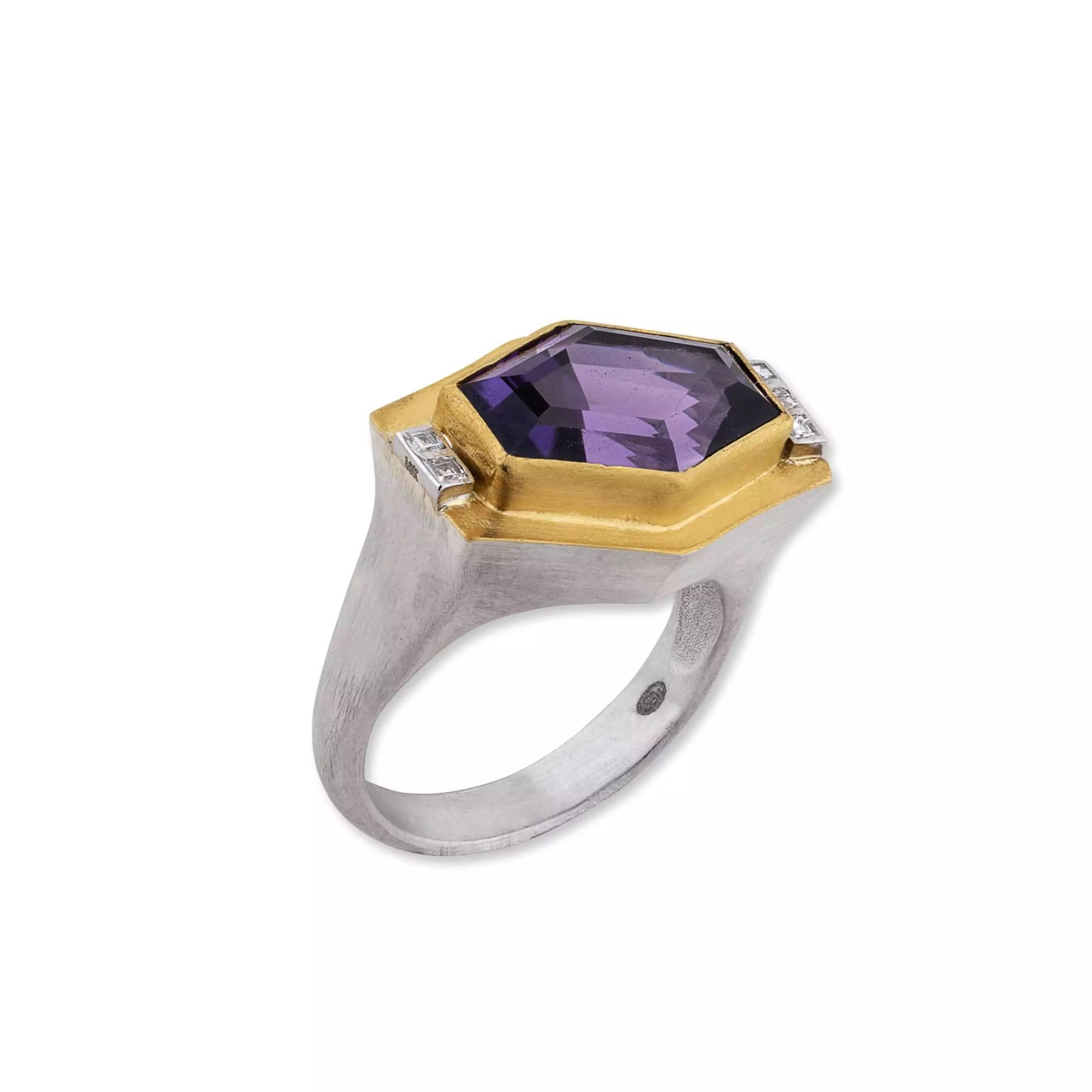 Violet Statement Ring