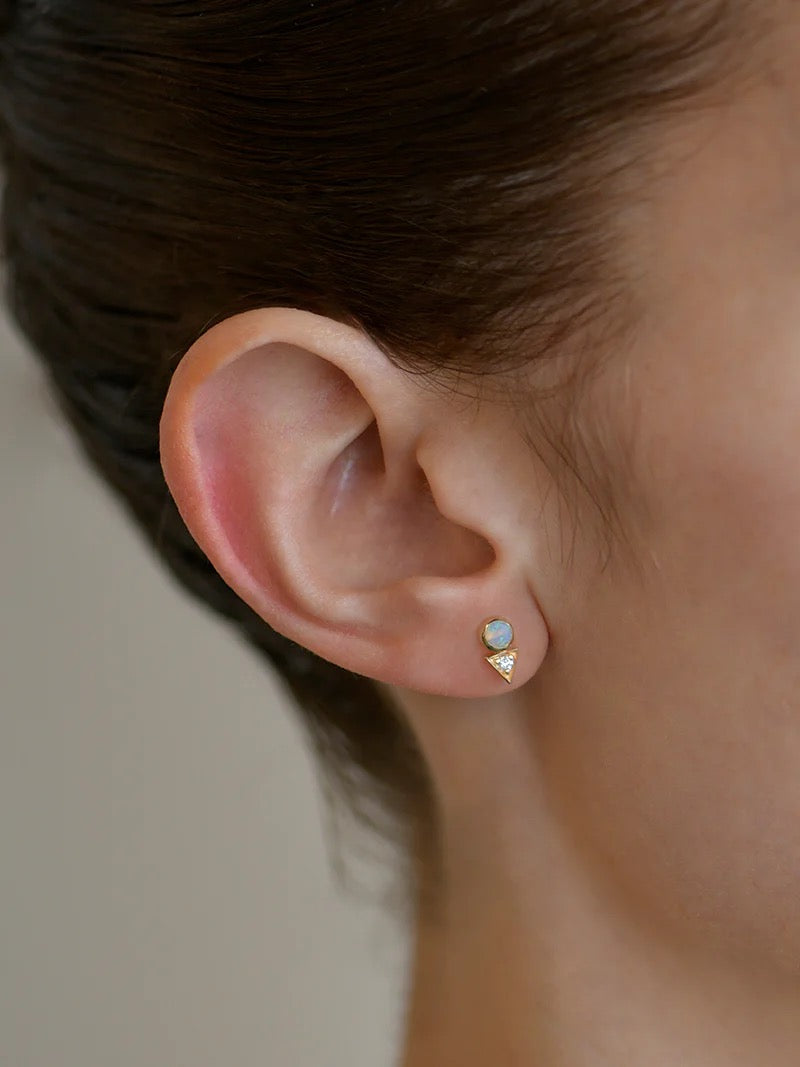 Opal Deco Studs