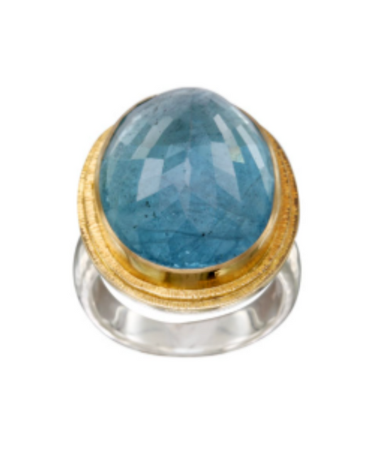 Steven Battelle Aquamarine Ring