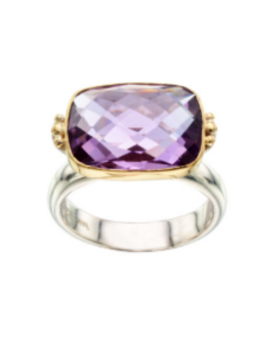 Steven Battelle Amethyst Briolete Cut