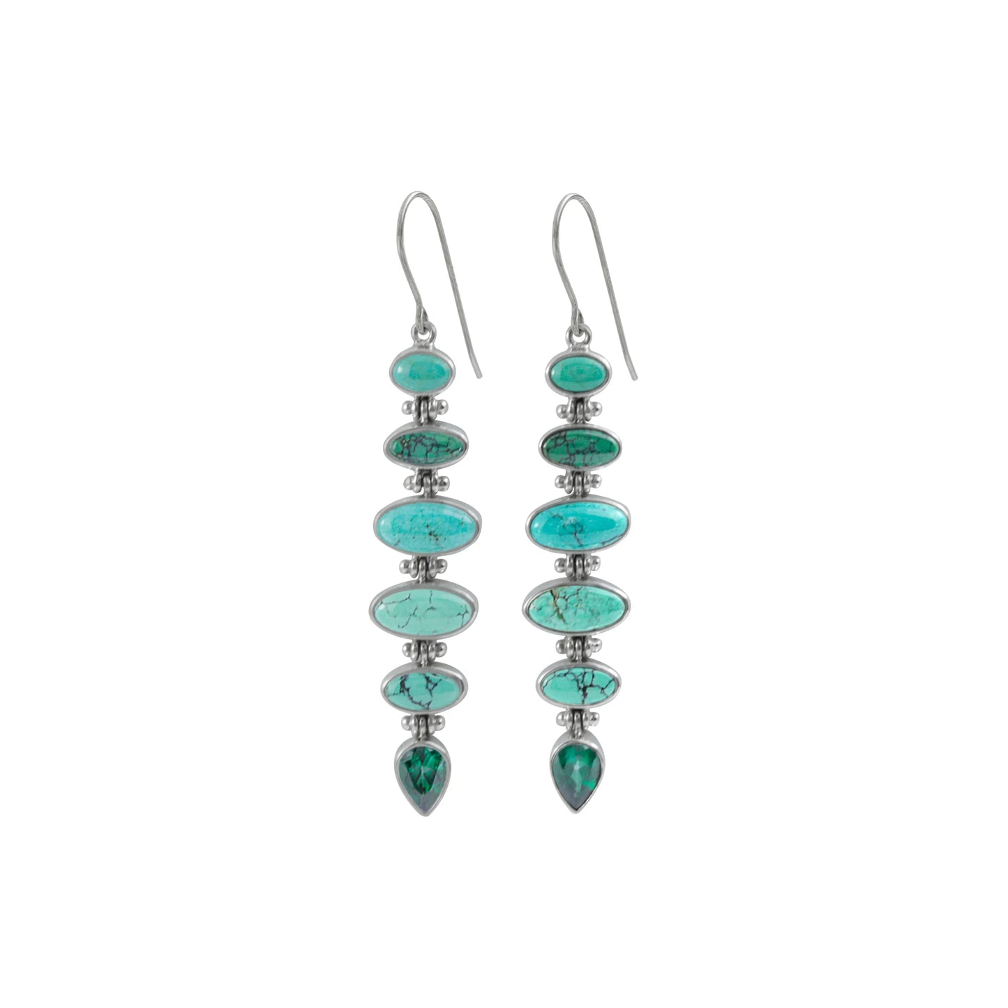 Drop Turquoise Earrings